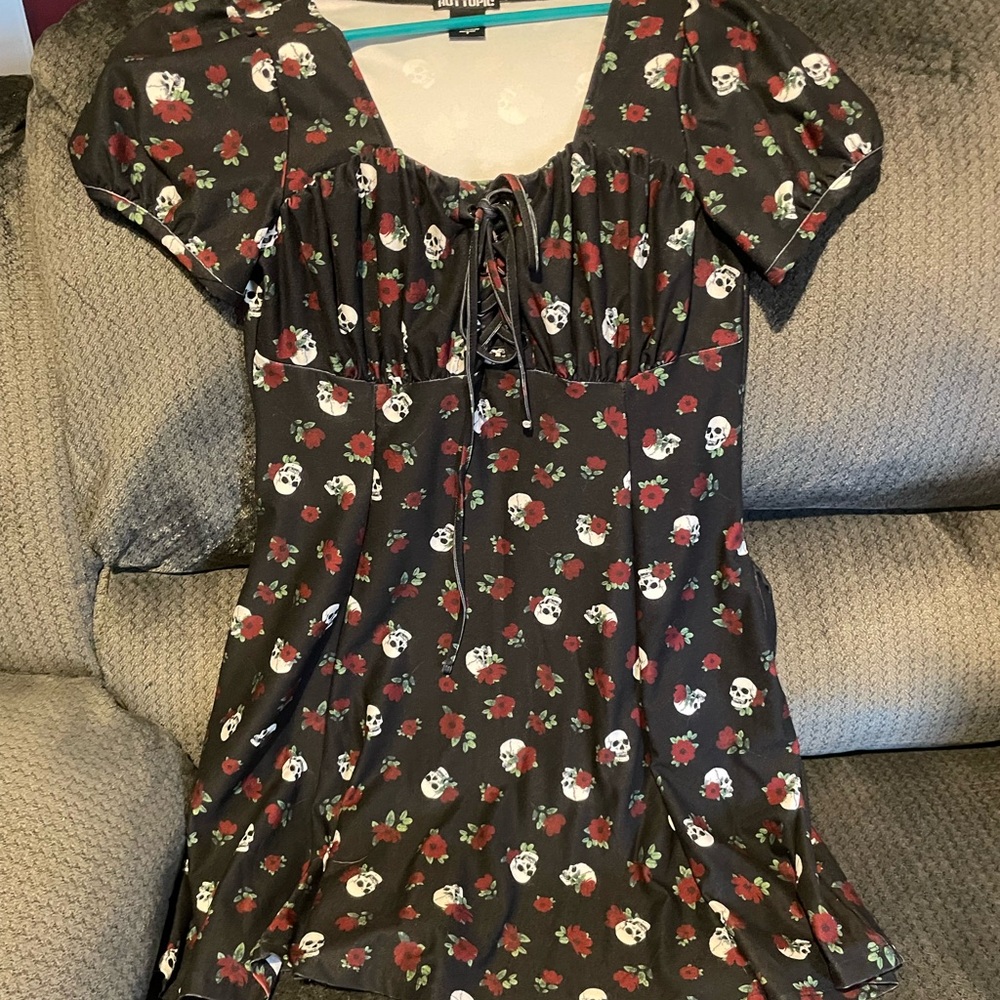 Hot Topic Black and Red Mini Dress